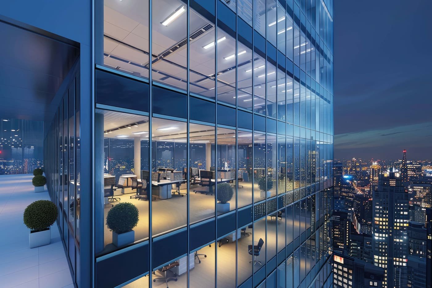 Glazed Office Floors — Glass Partitions · Office Fit-Out