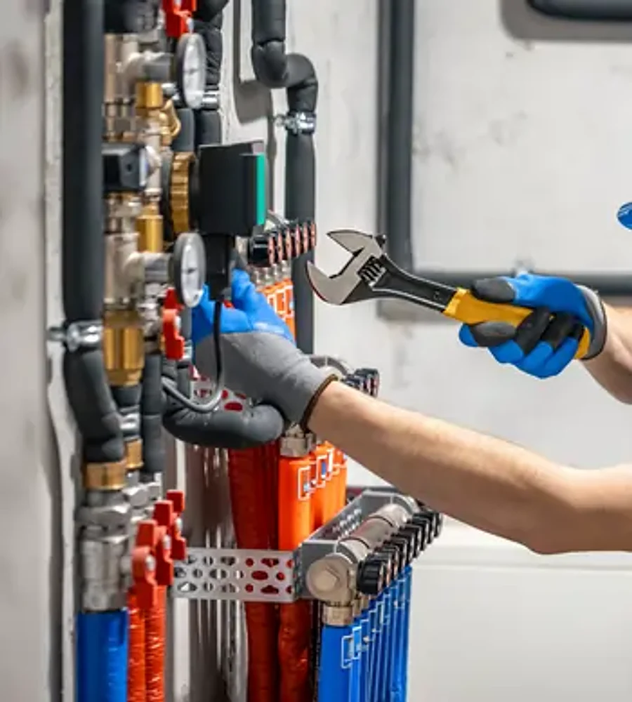 Plumbing pipework installation
