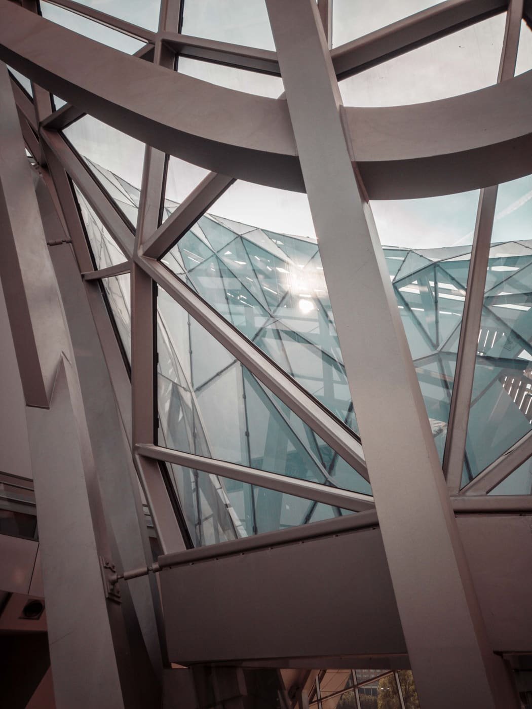 Steel & Glass Canopy — Structural Steel · Glazing